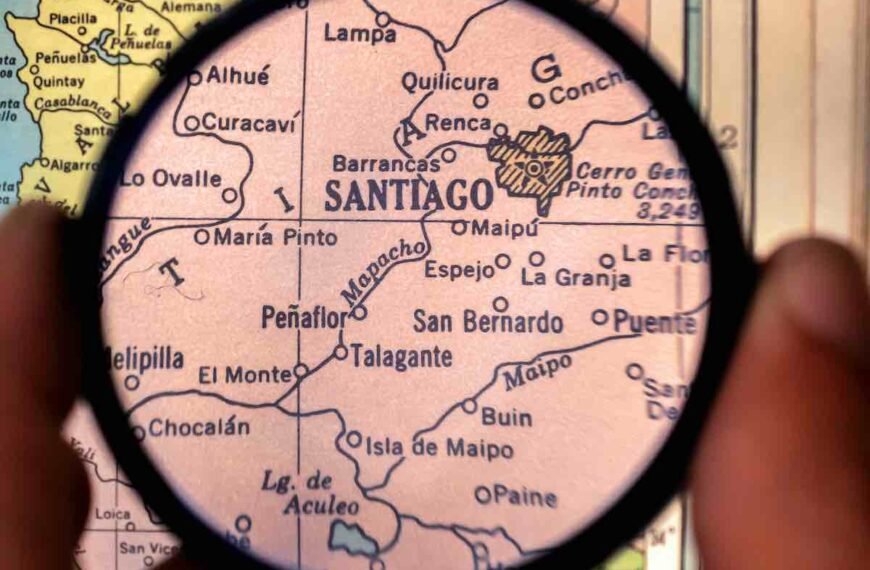 Jakobsweg Route und Karte nach Santiago