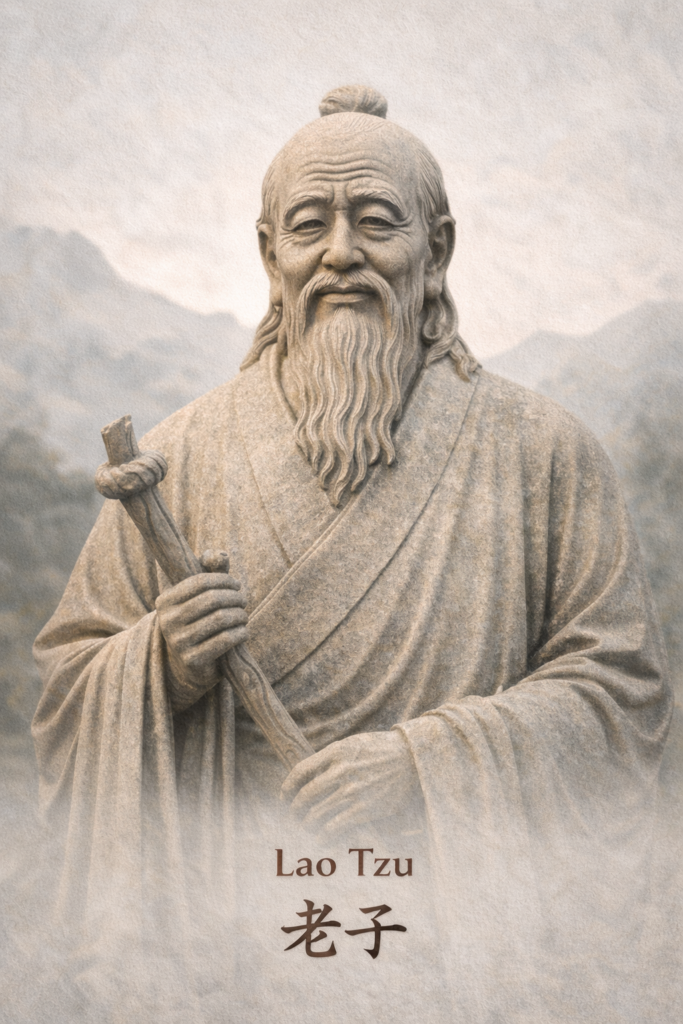Lao Tzu, als Person, Meister, The Flow, Wu wei