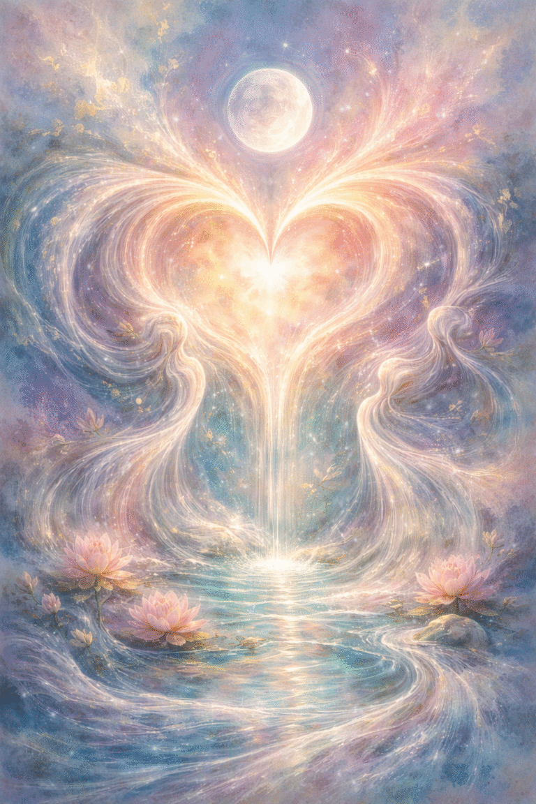 Sich in der Energie der Selbstlliebe und Selbstmitgefühl üben, meditativ und spirituell