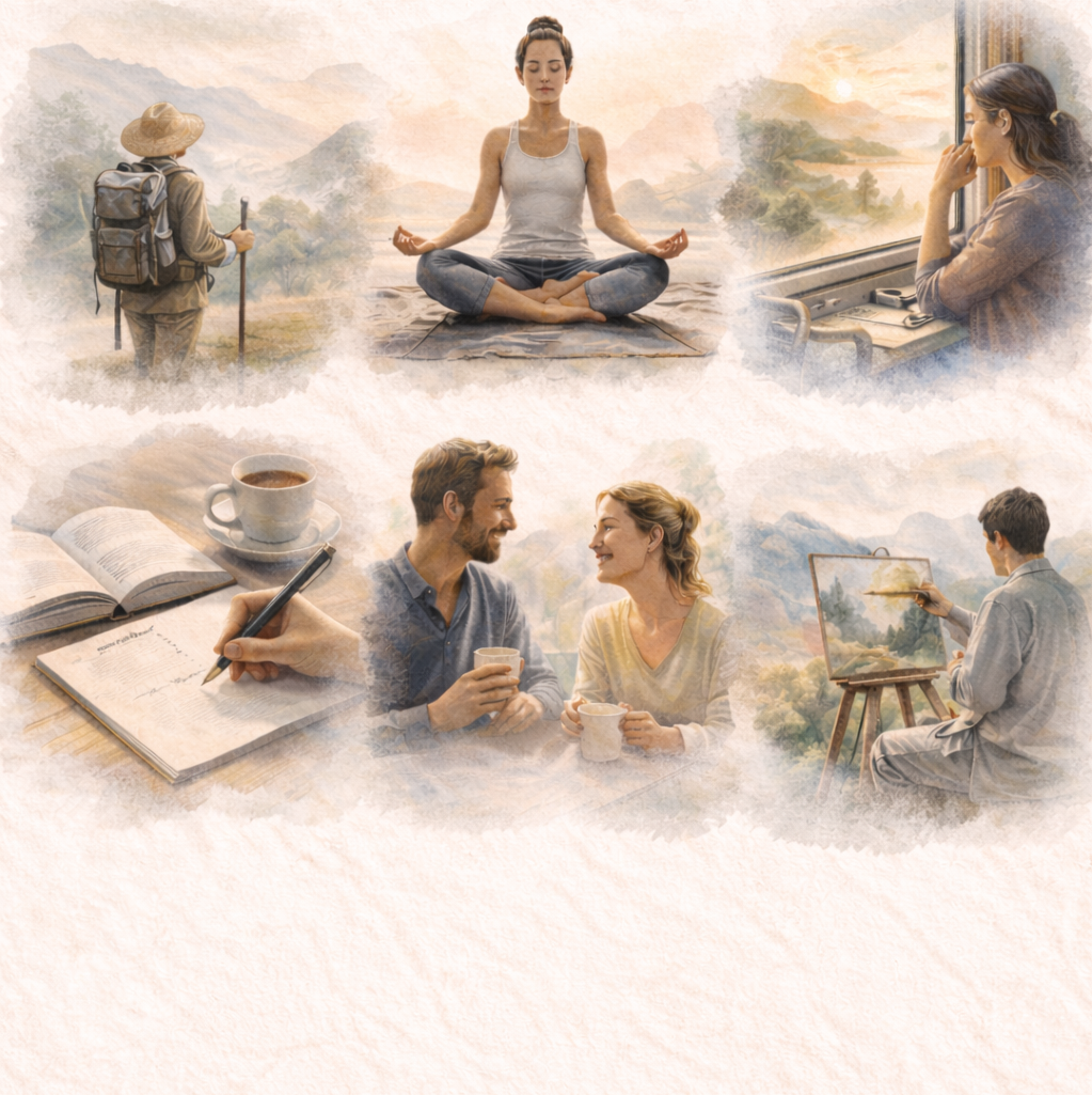 Wu Wei im Alltag: Yoga, Kunst, Wandern